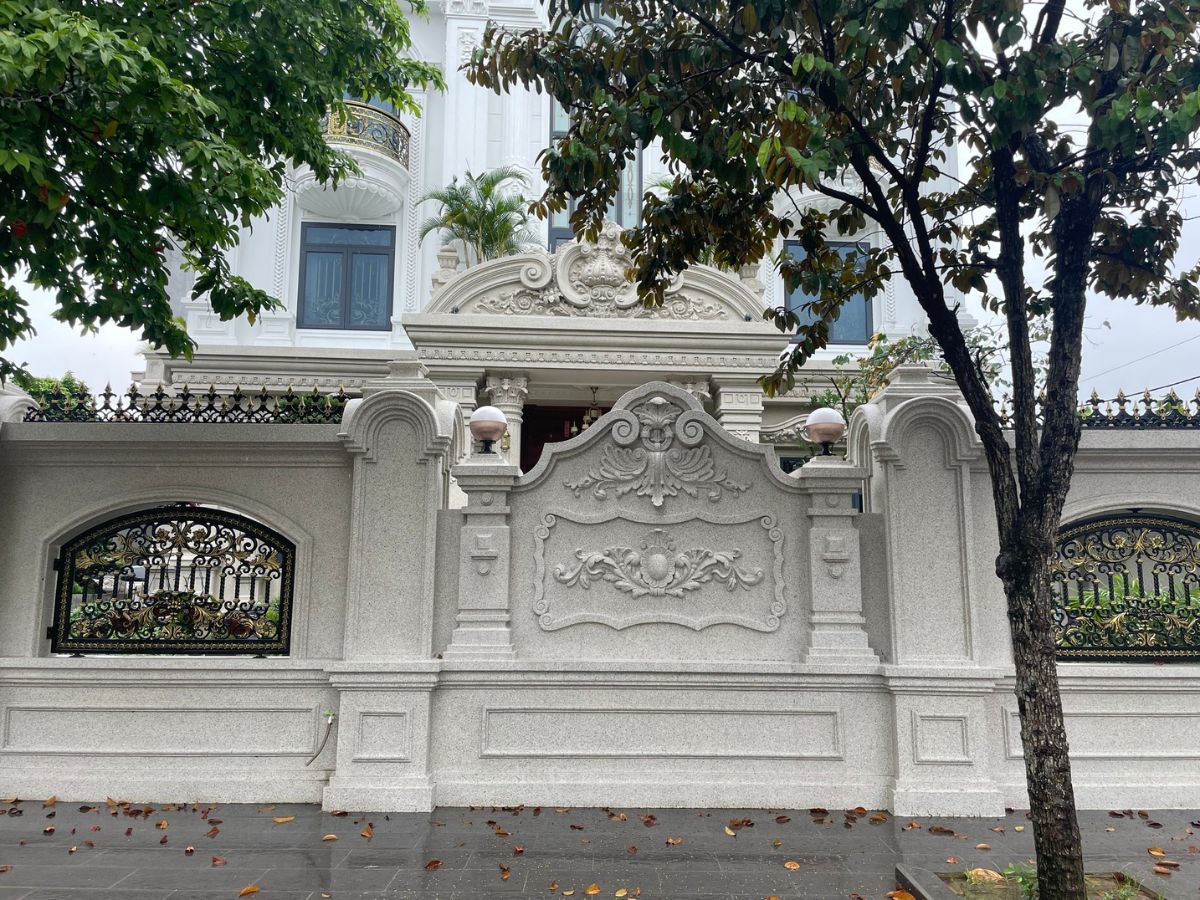 Sơn giả đá hoa cương phù hợp với cả nội thất và ngoại thất