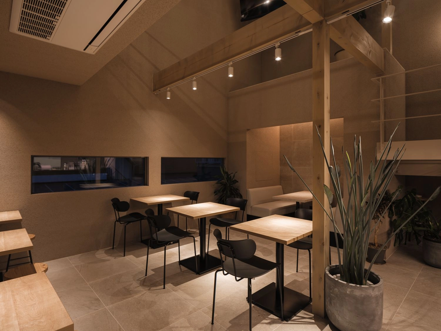 Vữa hiệu ứng ngày càng được ưa chuộng trong thiết kế quán cafe