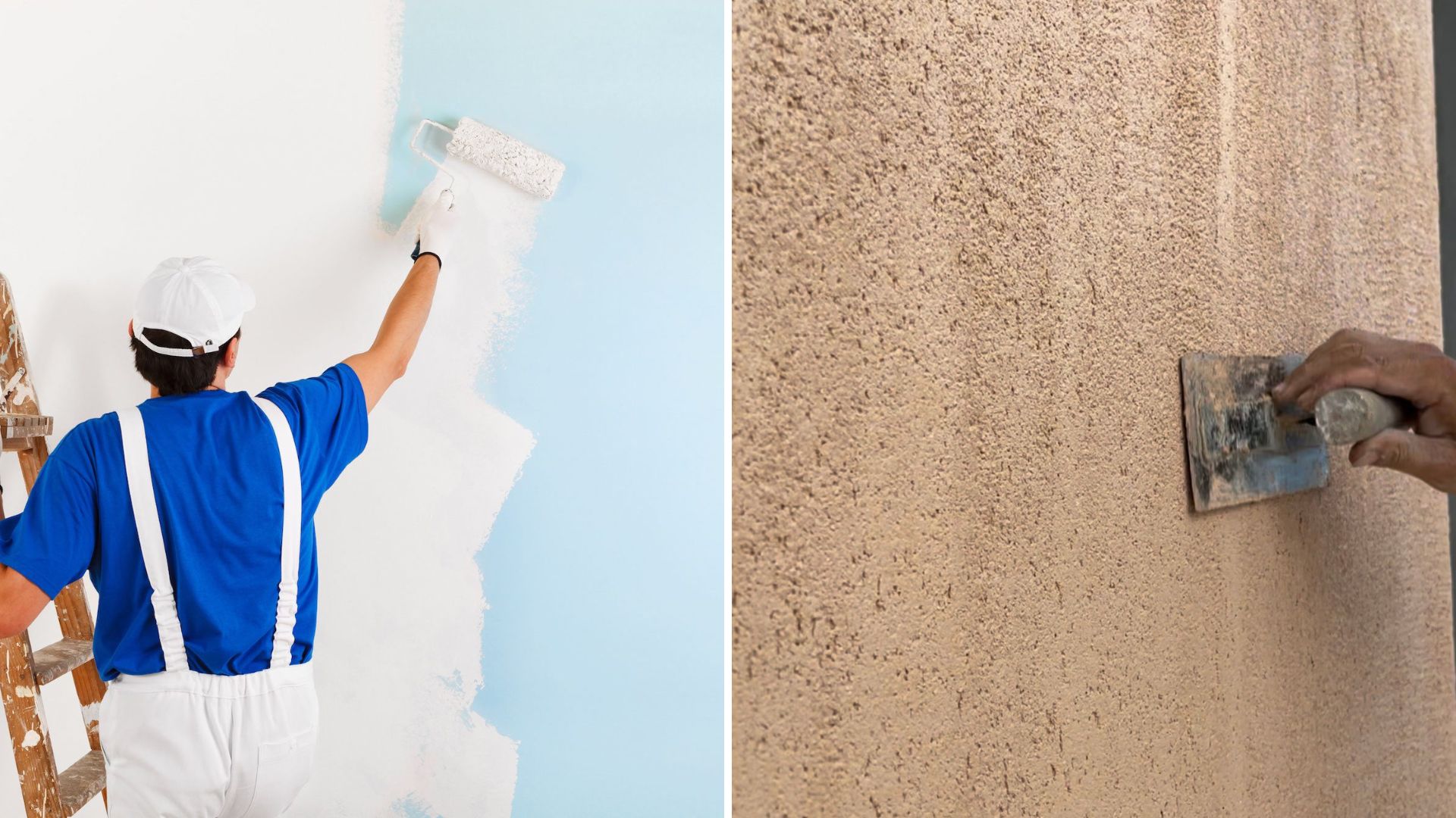 Sự khác biệt dễ nhận thấy nhất giữa sơn nước và sơn hiệu ứng đó chính là hiệu ứng kết cấu bề mặt của tường sau khi sơn