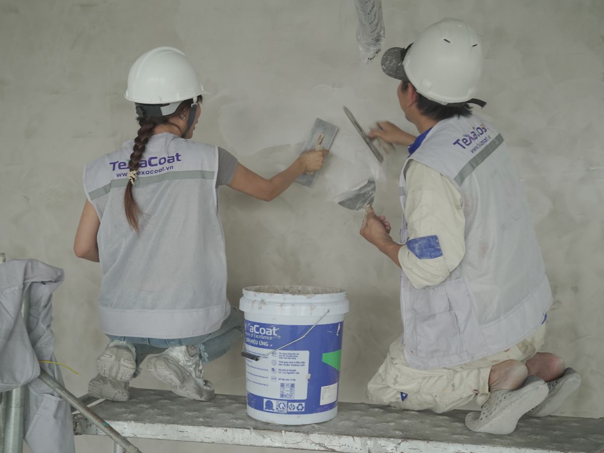 Sơn bê tông được đánh giá là loại sơn hiệu ứng có chi phí rẻ nhất hiện nay