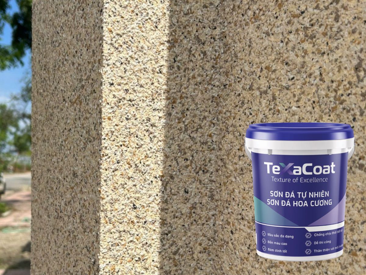 Sơn đá TexaCoat được sản xuất với công nghệ tiên tiến hiện đại