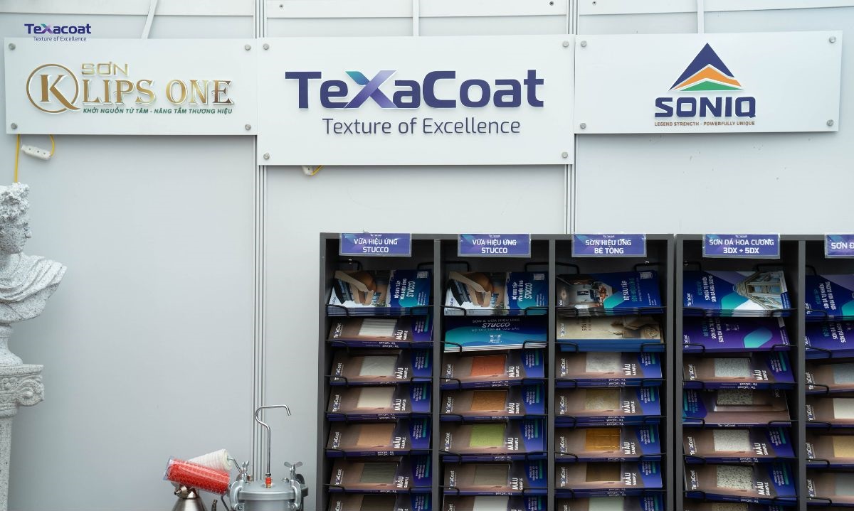 Tại Vietbuild 2025, Texacoat giới thiệu giải pháp toàn diện cho lớp phủ hiệu ứng trên mọi chất liệu