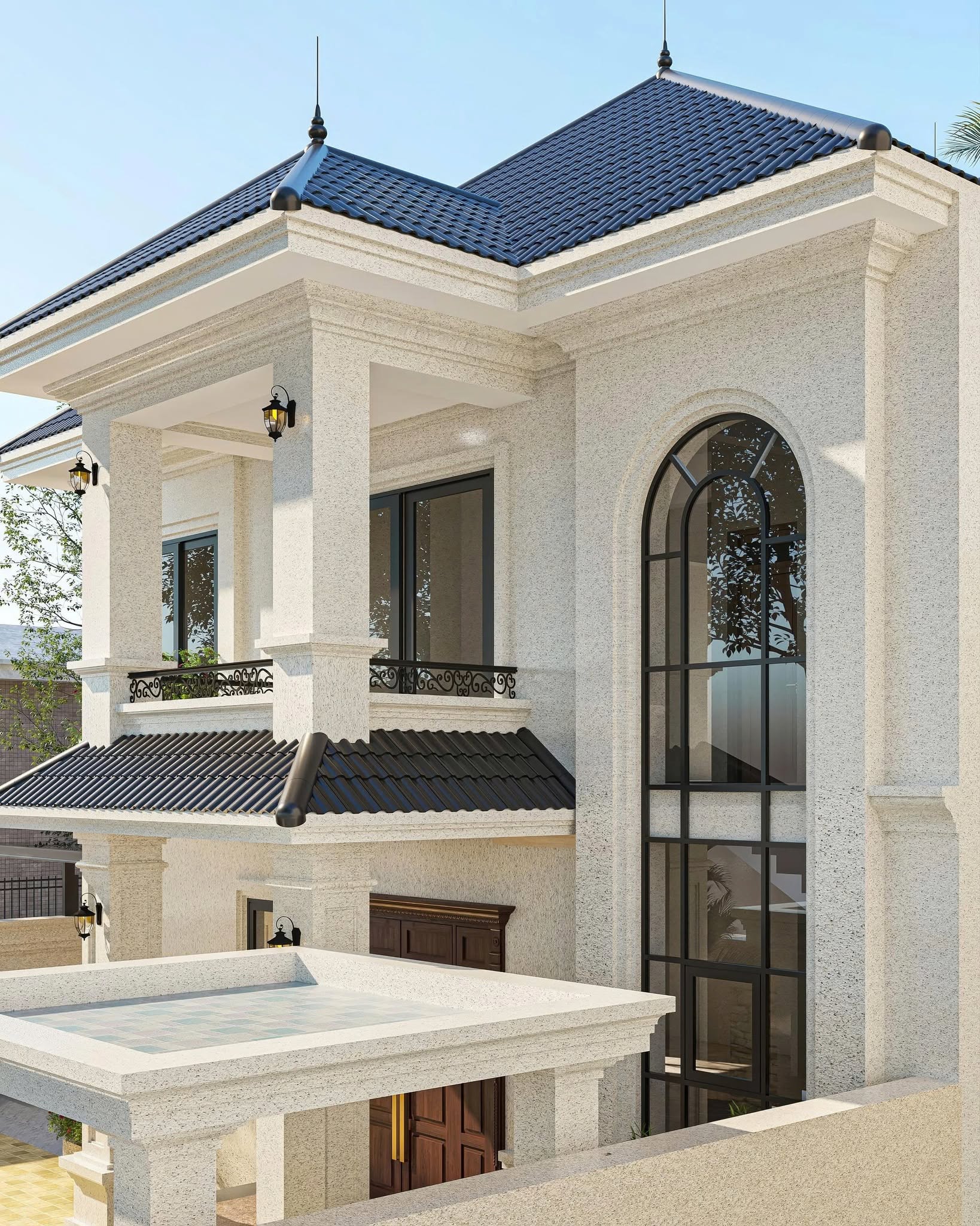 Sơn đá cho kiến trúc hiện đại: Giải pháp thay thế đá tự nhiên