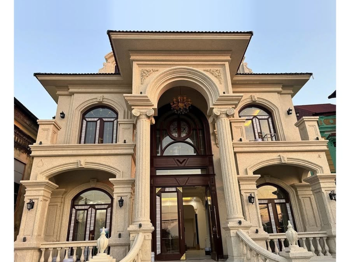Sơn hiệu ứng cho kiến trúc tân cổ điển có phù hợp không?