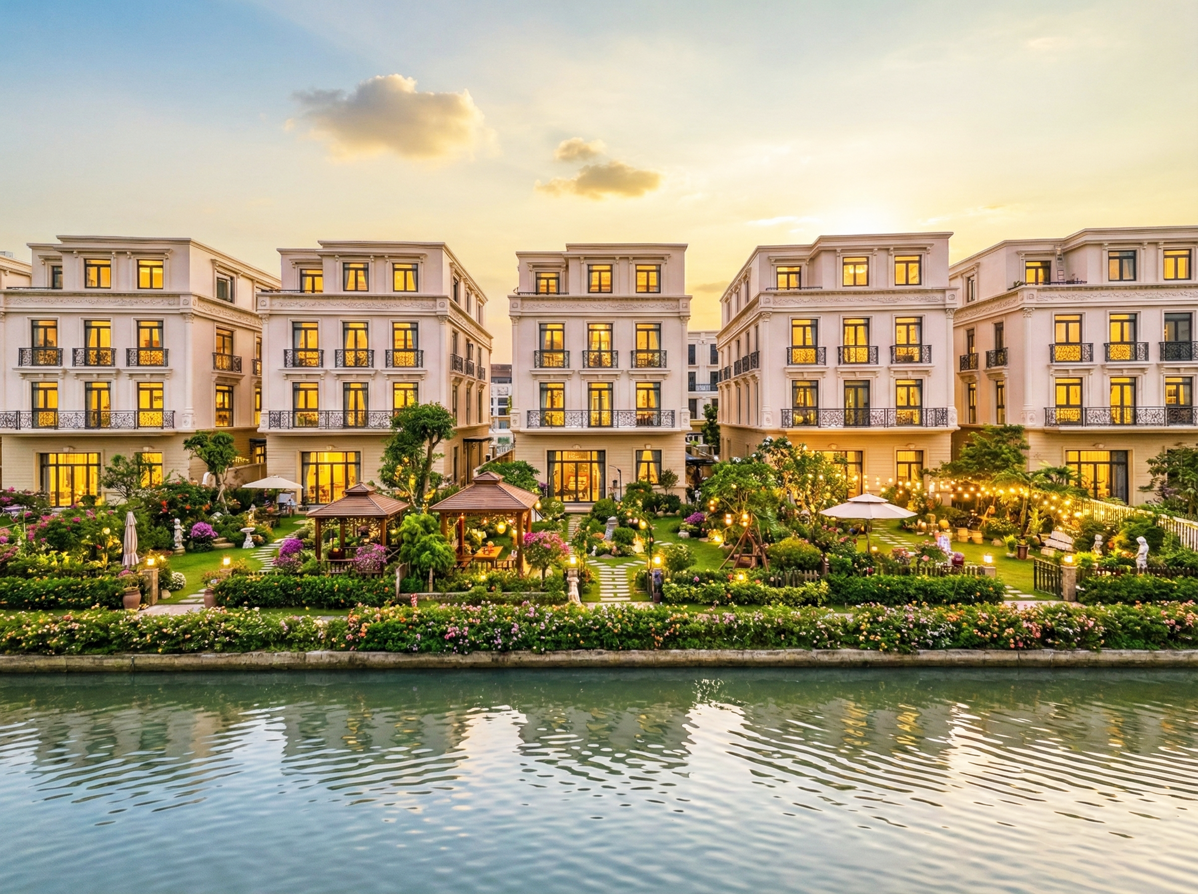 Sơn hiệu ứng bê tông Vinhomes Làng Vân: Vì sao vật liệu hoàn thiện cũng là một phần của kiến trúc?