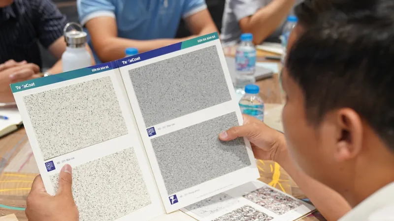 Nhà phân phối tư vấn mẫu sơn hiệu ứng cho khách hàng